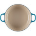 Le Creuset Tradition Braadpan 22 cm Deep Teal binnenkant