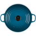 Le Creuset Tradition Braadpan 22 cm Deep Teal bovenkant