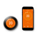 Google Nest Learning Thermostat V3 Premium Silver front