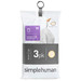 Vuilniszakken met trekband 50-65 liter | Simplehuman code Q | 5 x 20 stuks Simplehuman