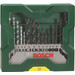 Bosch 15 delige Mini X Line boorset (voor hout, metselwerk en metaal, accessoires boormachine