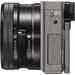 Sony Alpha A6000 Grijs + PZ 16-50mm OSS rechterkant