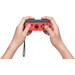 Nintendo Switch Joy-Con set Rood/Blauw product in gebruik