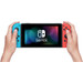 Nintendo Switch Joy-Con set Rood/Blauw product in gebruik