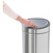 Brabantia Touch Bin 30 Liter Matt Steel Fingerprint Proof product in gebruik