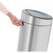 Brabantia Touch Bin 30 Liter Matt Steel Fingerprint Proof detail