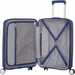 American Tourister Soundbox Expandable Spinner 55cm Midnight Navy binnenkant