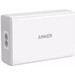 Anker PowerPort Oplader 5 Usb Poorten 12W Wit linkerkant