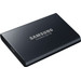 Samsung Portable SSD T5 1TB Duo Pack Zwart linkerkant