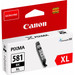 Lot De 2 Cartouches D'encre Bleu Photo QUALITONER Compatibles Canon CLI-581XL - Pour Imprimantes Pixma TS Série 8100/8200