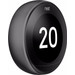 Google Nest Learning Thermostat V3 Premium Zwart linkerkant