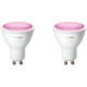 Philips Hue White and Color GU10 Bluetooth Duo Pack