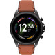 Fossil Gen 6 Display FTW4062 Zwart/Bruin 44mm