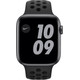 Apple Watch Nike SE 4G 44mm Space Grey Aluminium Zwarte Sportband