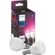 Philips Hue Luster kogellamp White and Color E14 2-pack