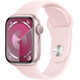 Apple Watch Series 9 41mm Roze Aluminium Sportband S/M