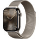 Apple Watch Series 10 4G 42mm Titanium Silver Milanese Watch Strap