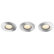 Philips Hue Adore Recessed Spot Light Bathroom White Ambiance - round- Chrome 3-pack + dimmer