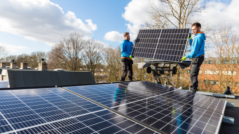 Coolblue installation solar panels