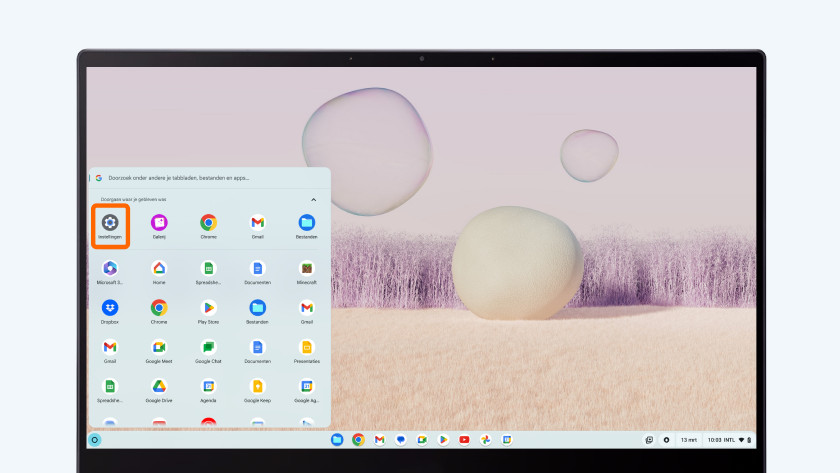 Settings Chromebook