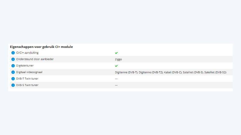 Is mijn tv geschikt voor een CI+ kaart van Ziggo? - Coolblue - alles ...