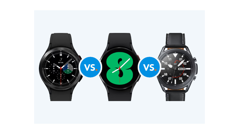 Compare the Samsung Galaxy Watch4 Classic, Watch4, and Watch3