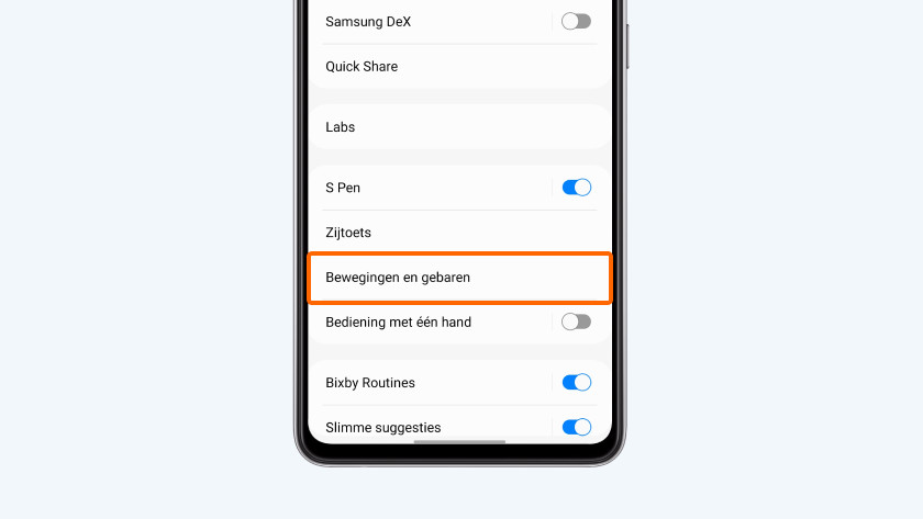 schermafdruk samsung