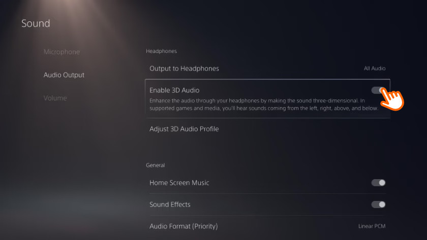 Output chat audio to tv online ps4