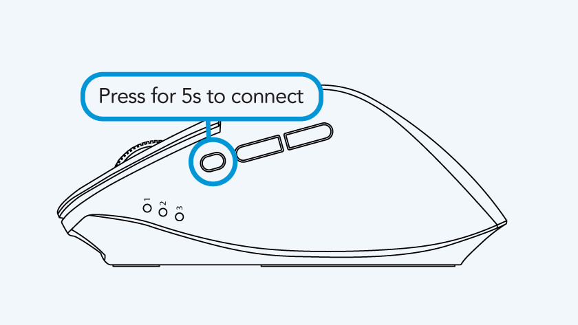 De muis aansluiten via bluetooth