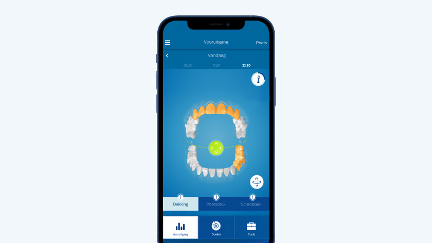 3D mouth map in app