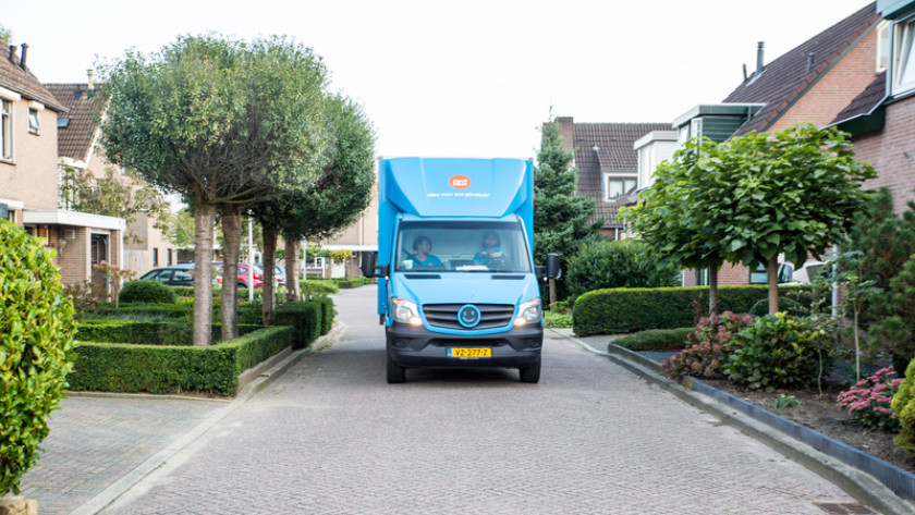 Electric Coolblue van