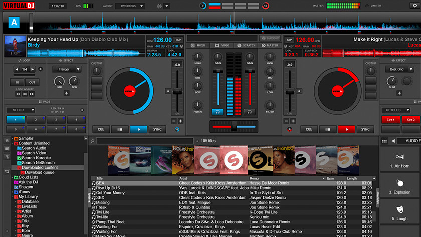 Virtual dj obs