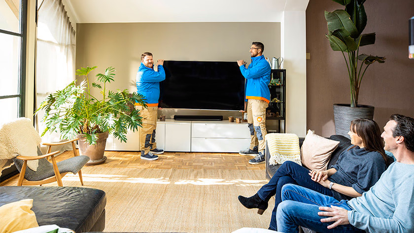 Everything on the delivery and installation of your new TV