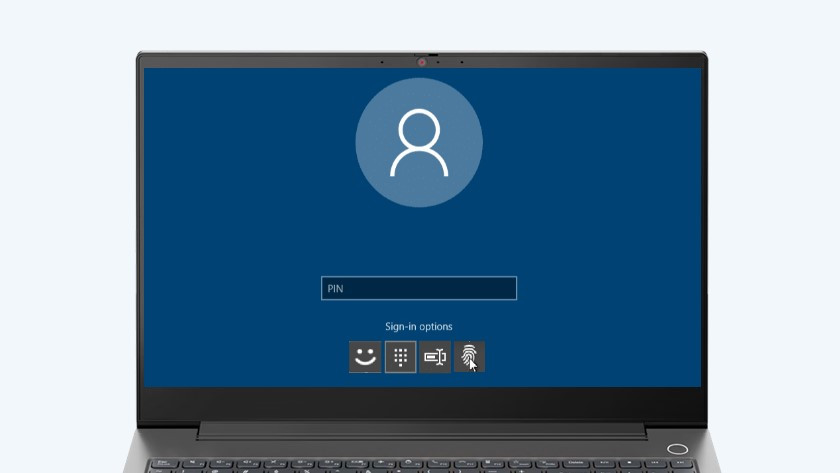 Inloggen op een zakelijke laptop met Windows Hello