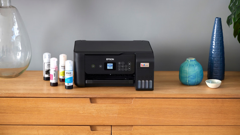 ecotank printer met inktflesjes
