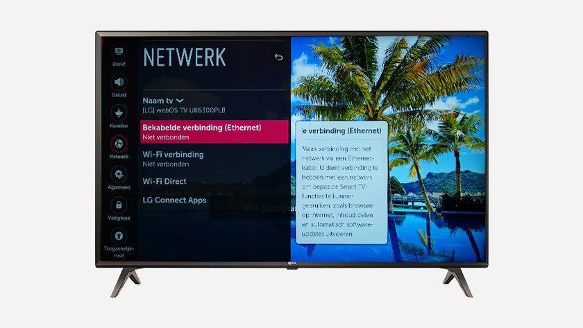 What web browser does LG smart TV use?
