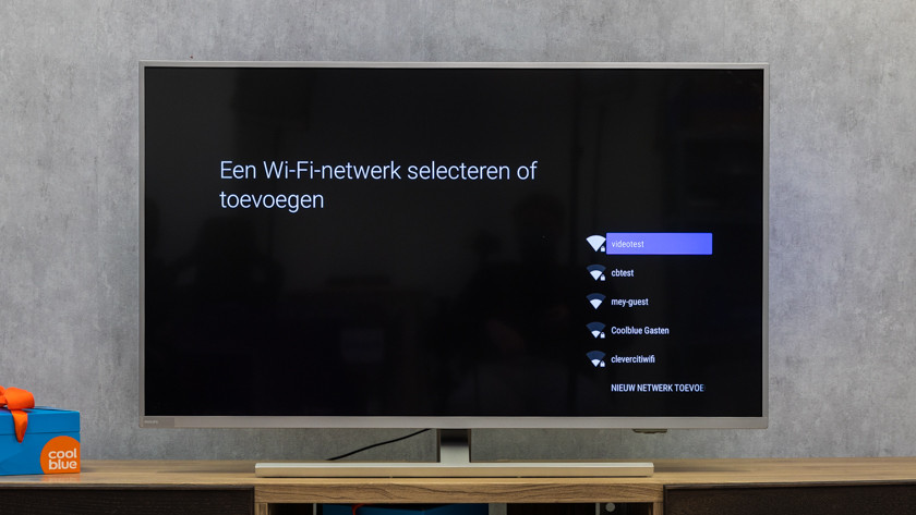 Selecteer wifi netwerk