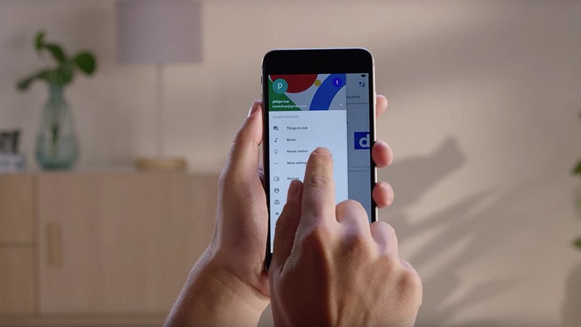 Philips Hue bedienen met Google Assistent