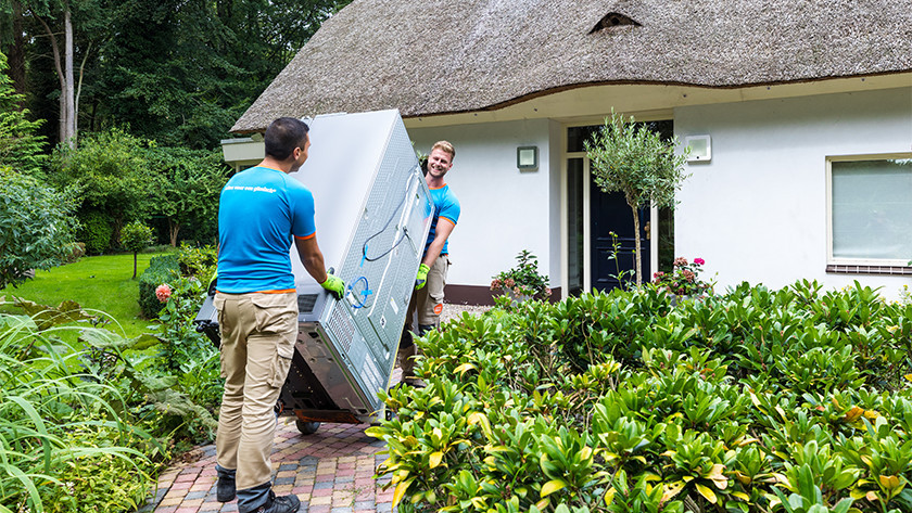 Koelkast verplaatsen