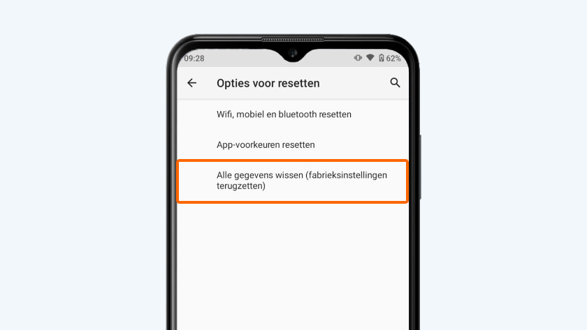 Nokia gegevens wissen