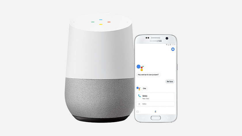 Google Assistent in gebruik