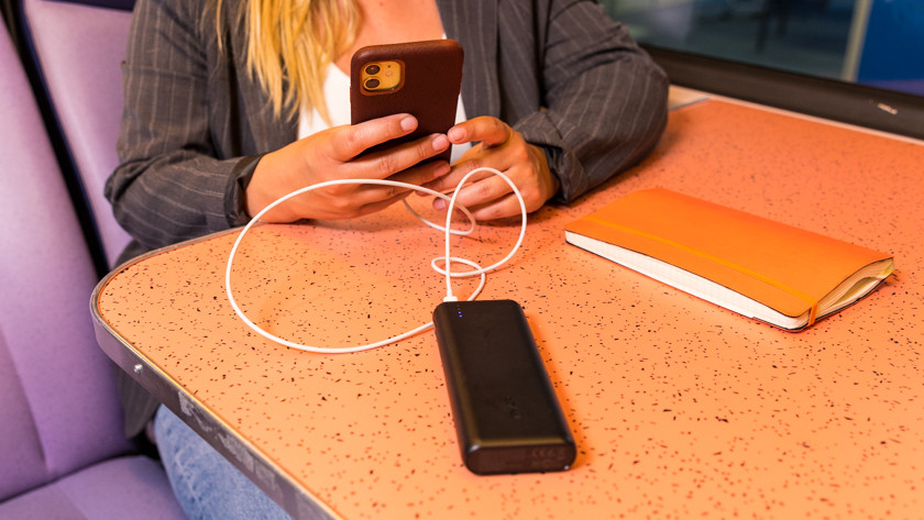 Powerbank onderweg