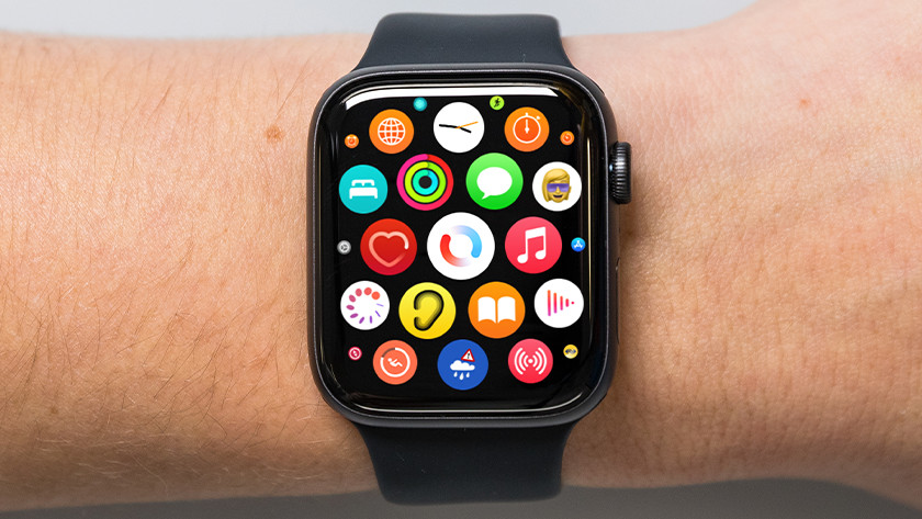 Open de Saturatie app op je Apple Watch.