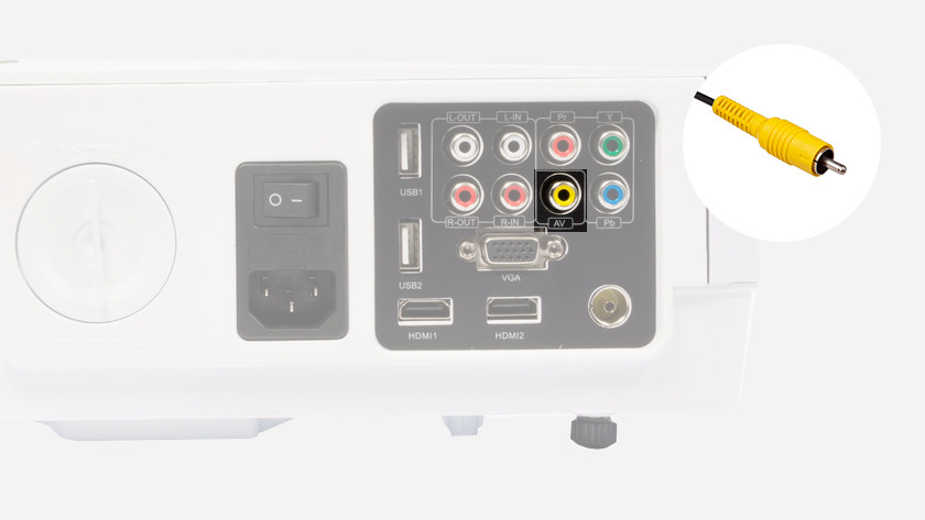 What connectors does a projector have? - Coolblue - anything for a smile