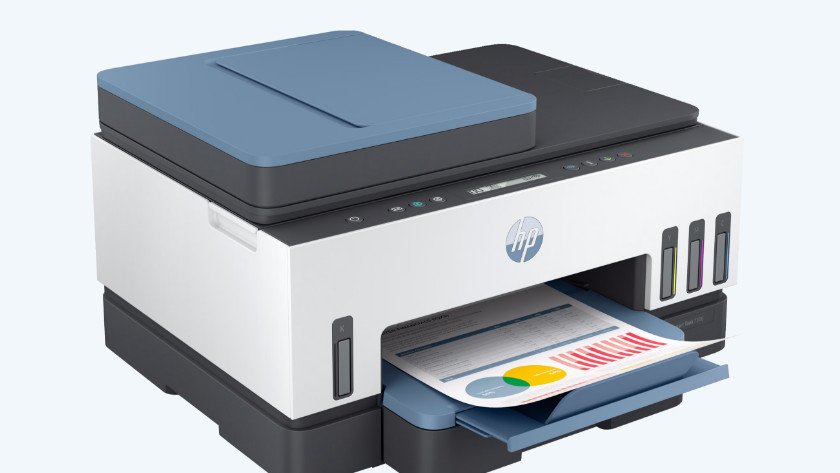 Vergelijk de inkjet met inkttank en laser printers
