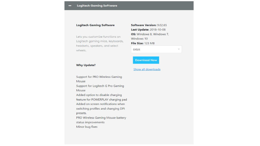 How do I update my drivers using the Logitech Gaming Software ...