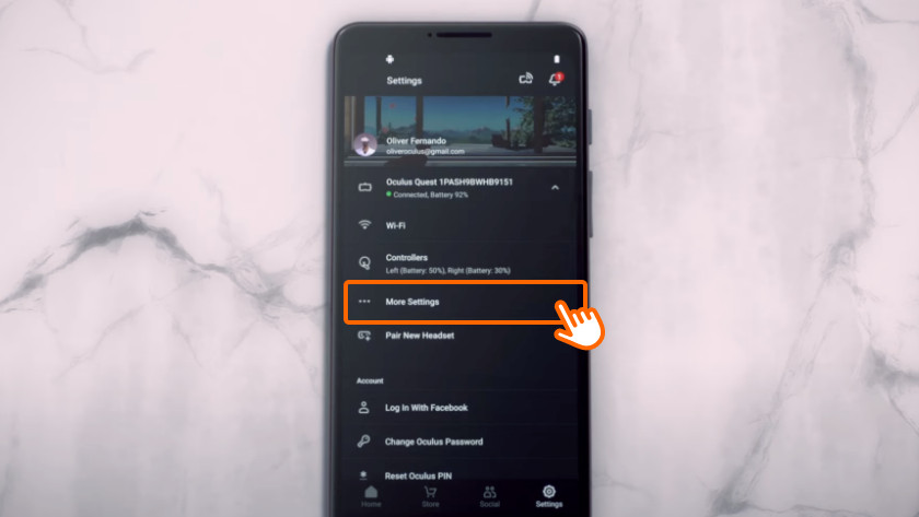 How do you reset an Oculus Quest 2 to factory settings? - Coolblue - anything for a smile