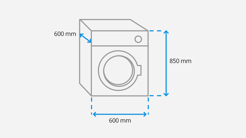 Washing machine sizes