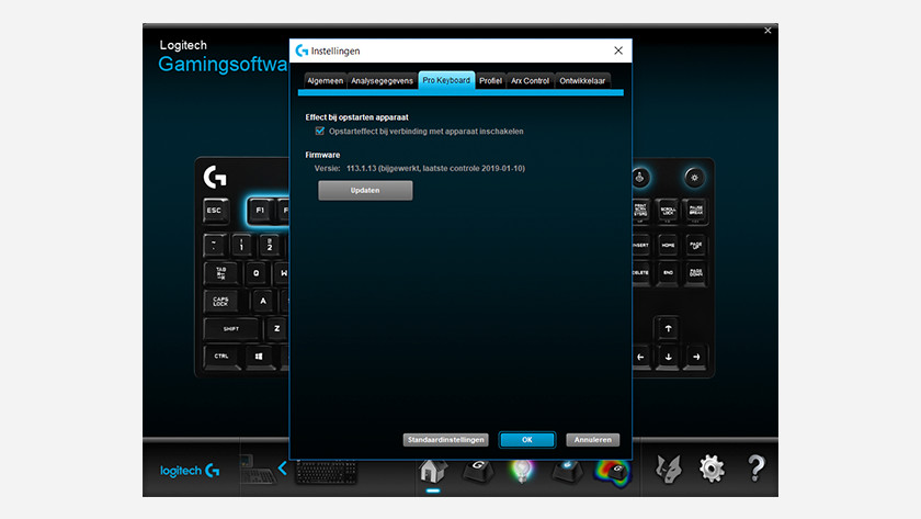 Logitech g pro x firmware update