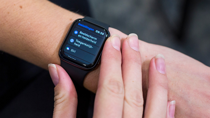 Inzoomen op Apple Watch